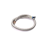 Шланг гальмівний ЗІЛ 131 (PTFE нержав. оплетка, L=800 мм, гайка М20х1,5-штуцер К1/4) ПРЕМІУМ Шланг гальмівний ЗІЛ 131 (PTFE нержав. оплетка, L=800 мм, гайка М20х1,5-штуцер К1/4) ПРЕМІУМ