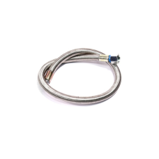 Шланг гальмівний ЗІЛ 131 (PTFE нержав. оплетка, L=800 мм, гайка М20х1,5-штуцер К1/4) ПРЕМІУМ
