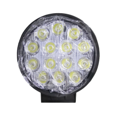 Фара LED круглая 42W, 14 ламп, 115х128х55 мм, узкий луч (SLON)
