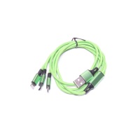 Кабель 3 в 1, USB MicroUSB+TypeC+Lightning, 1м <ARMER>