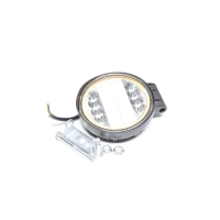 Фара LED кругл. 24W (8*3W), 128*110*40мм, широкий промінь 12/24V 6000К (Руслан-Комплект)