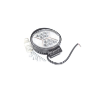 Фара LED кругл. 30W (10*3W) 128*110*40мм, широкий промінь 12/24V 6000К (Руслан-Комплект)