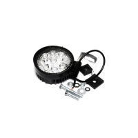 Фара LED кругла 27W, 9лампx3W, 113*130*52, вузький промінь 12/24V 6000K (Руслан-Комплект) Фара LED кругла 27W, 9лампx3W, 113*130*52, вузький промінь 12/24V 6000K (Руслан-Комплект)
