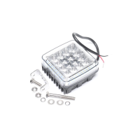 Фара LED прямокутна 27W, 16+36 ламп, 107*109мм, комбін. промінь 12/24V 6000K, 3600Lm (LITLEDA, JUBAN Фара LED прямокутна 27W, 16+36 ламп, 107*109мм, комбін. промінь 12/24V 6000K, 3600Lm (LITLEDA, JUBAN