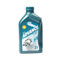 Олива моторна SHELL Shell Advance VSX 2T (Каністра 1л)