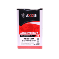 Масло трансмиссионное AXXIS 75W-80 GL-4 + (Канистра 4л)