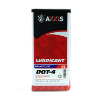 Рідина гальм. AXXIS DOT4 (Каністра 4л)