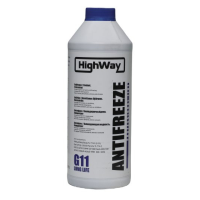 Антифриз HighWay ANTIFREEZE G11 концентрат синій 1,5л Антифриз HighWay ANTIFREEZE G11 концентрат синій 1,5л
