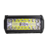 Фара LED прямокутна 120W, 40 ламп, 165x78x65 мм, розсіяний (широкий) промінь (SLON)