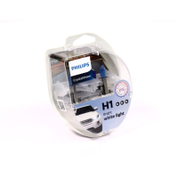 Лампа розжарювання H1 12V 55W P14,5s Cristal Vision + 2x W5W 4300K (вир-во Philips) Лампа розжарювання H1 12V 55W P14,5s Cristal Vision + 2x W5W 4300K (вир-во Philips)