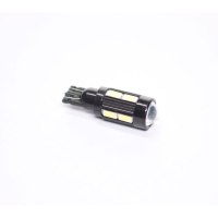 Лампа LED б/ц  габарит,панель приладів, салон 12V T10 (W5W) W2.1x9.5D 10SMD CANBUS WHITE  <TEMPEST>
