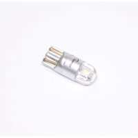 Лампа LED б/ц  габарит,панель приладів, салон 12V T10 (W5W) w2.1x9.5d 2SMD N.P WHITE  <TEMPEST>