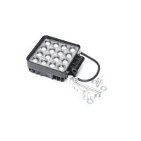 Фара LED додаткова GOLD 5D 24V/48W, 16 діод, (квадратна), широкий промінь (TEMPEST)