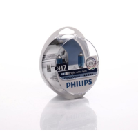 Лампа накаливания H7 12V 55W PX26d Cristal Vision + 2x W5W 4300K (пр-во Philips)