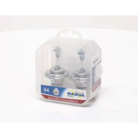 Лампа накаливания SET H4 12V 60/55 W P43t RANGE POWER +90 (к-т 2шт) (пр-во Narva)
