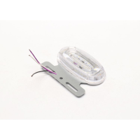 Ліхтар габаритний (білий) 9D LED 24V (з поворотом, що біжить, підсвічуванням борту) (TEMPEST) Ліхтар габаритний (білий) 9D LED 24V (з поворотом, що біжить, підсвічуванням борту) (TEMPEST)