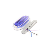 Ліхтар габаритний (синій) 9D LED 24V (з поворотом, що біжить, підсвічуванням борту) (TEMPEST)