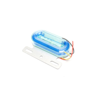Ліхтар габаритний (синій) LED 24V (з поворотником, підсвічуванням борту) (TEMPEST)