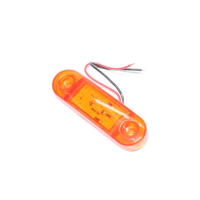 Ліхтар габаритний 24V LED жовтий (9 діодів, 3 ряди) (TEMPEST)
