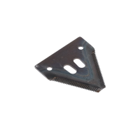 Сегмент ножа жатки JD/SCH 81x76x2,7; d=6,4мм. мелкая насечка, 24 зуба(Z93078, 420100045)(MWS)