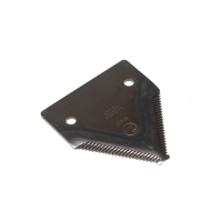 Сегмент ножа жатки JD800, 83x76x2,7; d=6,7мм. мелкая насечка, 22 зуба(AZ32298,41817.02,P49650)(MWS)