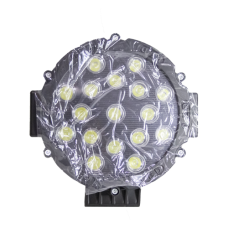 Фара LED кругла 51W, 17 ламп, 176x50x60 мм (SLON)