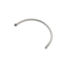 Шланг гальмівний КАМАЗ ЄВРО (PTFE нержав. оплетка, L=650 мм, гайка-штуцер М20хМ16) ПРЕМІУМ