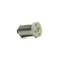 Лампа LED габарит, підсвічування панелі приладів BA7s 1SMD 12V WHITE <TEMPEST>