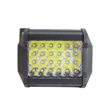 Фара LED прямокутна 72W, 24 лампи, 95х75х98 мм, широкий (розсіяне ближнє світло (потік) промінь (SLON)
