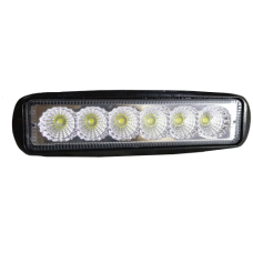Фара LED прямоугольная 18W, 6 ламп, 150х38х46 мм, широкий луч (SLON)