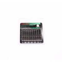 Набор бит 1/4 50мм PH2 магнитных Anti-Slip (под шуруповерт) 10шт(TOPTUL)