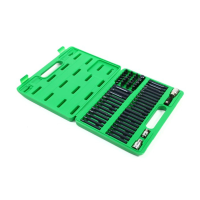 Набір біт TORX, HEX, SPLINE, RIBE, SQ 60од. TOPTUL GCAI6003(TOPTUL)