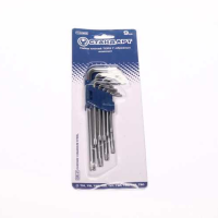 Набір ключів TORX з отвором Г-подібних довгих 9од. TKS0902(СТАНДАРТ)