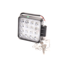 Фара LED квадратна 48W, 16 ламп, 108*128мм, 3300Lm вузький промінь 9-32V 6000K  МТЗ (LITLEDA, JUBANA)