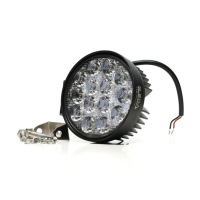 Фара LED круглая 42W, 14 ламп, 114*128мм, 3080Lm широкий луч 9-32V 6000K  МТЗ (LITLEDA, JUBANA)