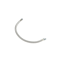 Шланг гальмівний КАМАЗ (PTFE нержав. оплетка, L=600 мм, гайка М20х1, 5-штуцер М16х1, 5) ПРЕМІУМ