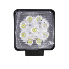 Фара LED квадратна 27W, 9 ламп, 125х105х40 мм, розсіяний (широкий) промінь (SLON)