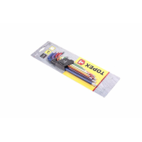 Шестигранные гаечные ключи Torx, Т10-Т50 мм, комплект из 9 шт.(TOPEX)
