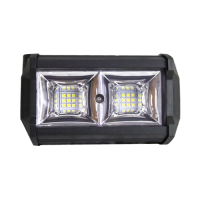 Фара LED прямокутна 96W, 32 лампи, 80х135х65 мм, широкий (розсіяне ближнє світло (потік) промінь (SLON) Фара LED прямокутна 96W, 32 лампи, 80х135х65 мм, широкий (розсіяне ближнє світло (потік) промінь (SLON)