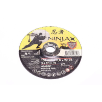круг шліфувальний по металу тип 27 ninja тм o=150х22.23 мм t=6 мм(VIROK)
