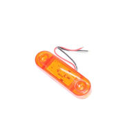 Ліхтар габаритний 24V LED помаранчевий (9 діодів, 3 ряди) (TEMPEST)