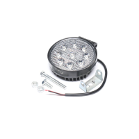Фара LED додаткова GOLD 24V/27W, 9 діод, (кругла), широкий промінь (TEMPEST)