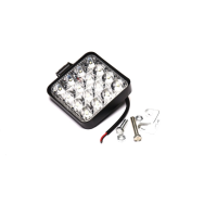 Фара LED квадратна 48W 6000K (16 діодів) (8.5см х 8.5см х 1.5см) Mini <ДК>