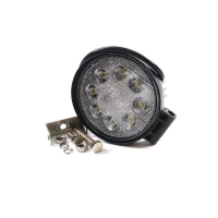 Фара LED круглая 24W, 8 ламп, 110 * 128мм, широкий луч <ДК> Фара LED круглая 24W, 8 ламп, 110 * 128мм, широкий луч <ДК>