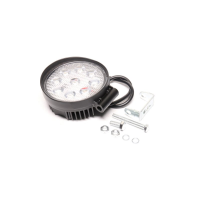 Фара LED кругла 27W, 9 ламп, 110 * 128мм, широкий промінь <ДК> Фара LED кругла 27W, 9 ламп, 110 * 128мм, широкий промінь <ДК>