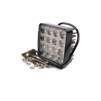 Фара LED прямокутна 48W, 16 ламп, 110 * 164мм, широкий промінь <ДК> Фара LED прямокутна 48W, 16 ламп, 110 * 164мм, широкий промінь <ДК>