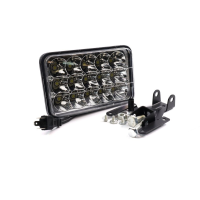 Фара LED прямоугольная 45W, 15 ламп, 110*170мм, узкий луч.