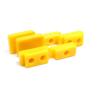 К-т подушок ресори ГАЗ 3307,3309,53 передньої (ПОЛІУРЕТАН, 6 штук) (DETALKA)