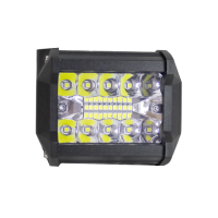 Фара LED прямоугольная 60W, 20 ламп, 97х75х98 мм, широкий (рассеянный ближний свет (поток) луч (SLON)