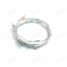 Трубка тормозная ГАЗ 2410 , ГАЗ 31029 компл. 12 трубок (сталь) <ДК>